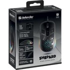 Мышь DEFENDER Shepard GM-620L, проводная, игровая, оптическая, подсветка, 12800dpi, черная - Фото 7