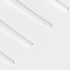 Набор пластиковых одноразовых столовых приборов, 4 предмета: вилка, ложка столовая, нож, ложка чайная, 16,5 см, цвет белый - Фото 2