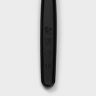 Набор пластиковых одноразовых столовых приборов «Элит», 4 предмета: вилка, ложка столовая, нож, салфетка, 18 см, цвет чёрный - Фото 4