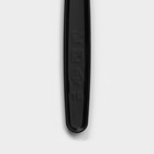Набор пластиковых одноразовых столовых приборов «Элит», 4 предмета: вилка, ложка столовая, нож, салфетка, 18 см, цвет чёрный - Фото 6