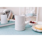 Пивная кружка Доляна, 300 мл, 12×8×10.3 см, керамика, белая - Фото 5