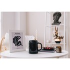 Пивная кружка Доляна, 500 мл, 15×10.3×14 см, керамика, чёрная - Фото 8