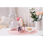 Кружка Доляна Twist, 350 мл, 12×8×9.5 см, керамика, белая - Фото 10