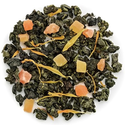 Зелёный чай китайский листовой Улун Манго, набор 2х0,5 кг