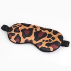 Маска для сна «Лео», 20×9 см, коричневая - Фото 3