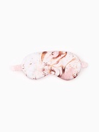 Маска для сна «Мрамор», 20×9 см, розовая - Фото 2