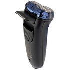 Электробритва Energy EN-730, 3 Вт, роторная, 3 головки, сухое бритьё, триммер,от АКБ, синяя 10539064 - фото 16427025