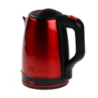 Чайник электрический Homestar HS-1003, металл, 1.8 л, 1500 Вт, красный - Фото 2