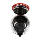 Чайник электрический Homestar HS-1054, металл, 2.3 л, 1500 Вт, серебристо-красный - фото 51575436 Чайник электрический Homestar HS-1054, металл, 2.3 л, 1500 Вт, серебристо-красный - фото 51575436
