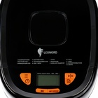 Хлебопечь Leonord LE-1737, 550 Вт, 13 программ, до 0.9 кг, выбор цвета корочки, чёрная - фото 51575502 Хлебопечь Leonord LE-1737, 550 Вт, 13 программ, до 0.9 кг, выбор цвета корочки, чёрная - фото 51575502