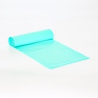 Мешки для мусора в рулоне ПСД 60 л, бирюзовые, 18 мкм 10 шт. 58×62 см - Фото 4