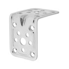 Уголок крепёжный, усиленный, 62х62х50х2 мм, цинк, в упаковке 100 шт. (комплект 100 шт) - фото 24299665