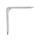 Уголок крепёжный, усиленный, 62х62х50х2 мм, цинк, в упаковке 100 шт. (комплект 100 шт) - фото 24299667