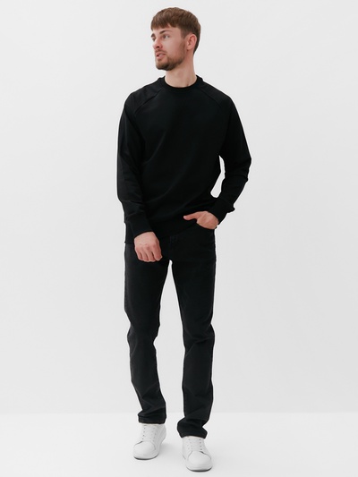 Толстовка мужская MIST Men's collection, размер 48, чёрный