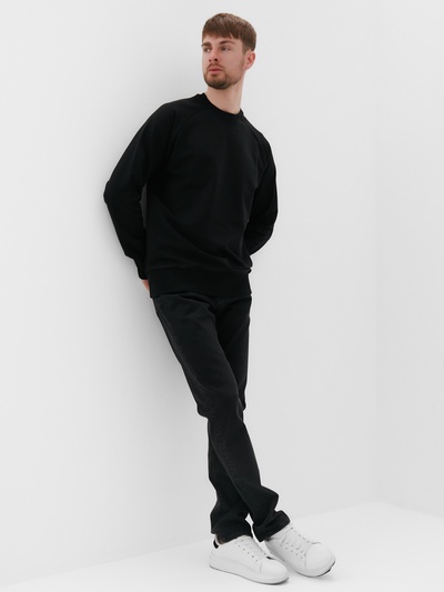 Толстовка мужская MIST Men's collection, размер 48, чёрный