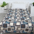 Покрывало Лабиринт 180х210см, бежевый, бязь 120г/м, хл 100% - фото 24299684