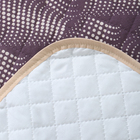 Покрывало Иллюзия 150х210см, шоколад, бязь 120г/м, хл 100% - фото 24299699