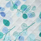 Покрывало Эвкалипт 200х210см, б/з синий, бязь 120г/м, хл 100% - фото 24299748