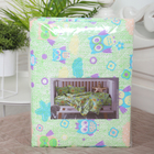 Покрывало Совушки 110х140см, фисташка, бязь 120г/м, хл 100% - фото 24299791