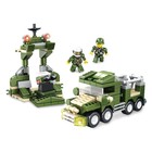 Конструктор Военные "Армия", 4 в 1, 4 вида МИКС  , в ПАКЕТЕ - фото 24665545