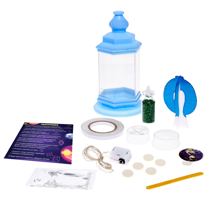 

Набор для опытов «Планета Земля», ночник, в пакете