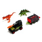 Вертолёт «Дино парк», металлический, с динозаврами, цвет МИКС, в пакете 10549123