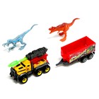 Вертолёт «Дино парк», металлический, с динозаврами, цвет МИКС, в пакете 10549123