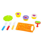 Набор для игры с пластилином «Шеф - повар», с подносом, цвет МИКС, в пакете - фото 321726217