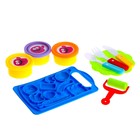 Набор для игры с пластилином «Шеф - повар», с подносом, цвет МИКС, в пакете - фото 24672371