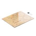 Набор для опытов "Солнечные часы", 9 элементов +компас , в ПАКЕТЕ - фото 24665611