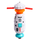 Волчок с запуском "Ракета", 1 волчок, 2 летающих диска , в ПАКЕТЕ - фото 24665618