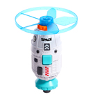 Волчок с запуском "Ракета", 1 волчок, 2 летающих диска , в ПАКЕТЕ - фото 24665622