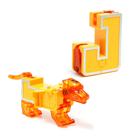 Робот-буква «J», трансформируется в тигра, в пакете