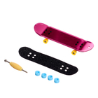 Фингерборд «Золотой трюк», 2 комплекта колёс, ключ, цвет МИКС, в пакете - фото 24665634