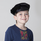 Карнавальный картуз, для мальчика, р. 53–55, чёрный, габардин - фото 321636525