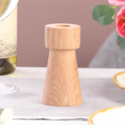 Подсвечник, модель № 11, 5,6 х 10 см, бук - фото 24326066