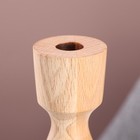 Подсвечник, модель № 12, 7 х 17 см, бук - фото 24326070