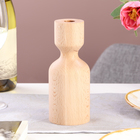 Подсвечник, модель № 14, 7 х 17 см, бук - фото 24326077