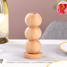 Подсвечник, модель № 17, 7 х 17 см, бук - фото 24326086