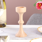 Подсвечник, модель № 18, 7 х 17 см, бук - фото 24326091