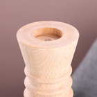 Подсвечник, модель № 2, 9 х 25 см, бук - фото 24326094