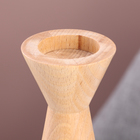 Подсвечник, модель № 5, 7 х 17 см, бук - фото 24326114