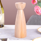 Подсвечник, модель № 9, 9 х 25 см, бук - фото 24326140