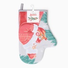 Варежка-прихватка новогодняя «Доляна. С новым годом», 20×28 см, 35% хлопок, 65% п/э, ватин 250 г/м² - фото 59815934