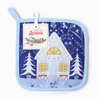 Прихватка «Доляна. Зимний сад», 17×17 см, ватин 250 г/м² - Фото 4