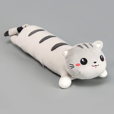 Мягкая игрушка «Кот-батон», 60 см, цвет серый