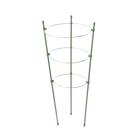 Кустодержатель, 3 кольца, d=18,5-20-22 см, h=60 см, металл, зелёный - фото 24326224