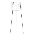 Кустодержатель, 4 кольца, d=28-26-24 см, h=75 см, металл, зелёный - фото 24326228