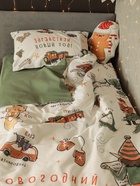 Постельное бельё 1.5-спальное «Этель. Новогодний алфавит», бязь - Фото 5