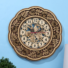 Часы резные "Птичка", д - 30 см, фанера - фото 321636772